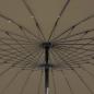 Preview: ARDEBO.de - Sonnenschirm mit Aluminium-Mast 270 cm Taupe
