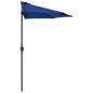 Preview: Balkon-Sonnenschirm Alu-Mast Blau 270x144x222cm Halbrund