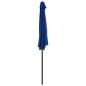 Preview: Balkon-Sonnenschirm Alu-Mast Blau 270x144x222cm Halbrund