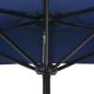 Preview: Balkon-Sonnenschirm Alu-Mast Blau 270x144x222cm Halbrund