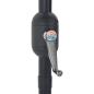 Preview: Balkon-Sonnenschirm Alu-Mast Blau 270x144x222cm Halbrund