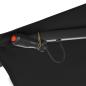 Preview: Ampelschirm mit LED-Leuchten Schwarz 350 cm