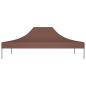 Preview: Partyzelt-Dach 4,5x3 m Braun 270 g/m²