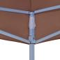 Preview: Partyzelt-Dach 4,5x3 m Braun 270 g/m²