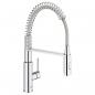 Preview: ARDEBO.de GROHE Einhebel Spültischbatterie, QuickFix, Hochdruck, Flexible Brause, chrom (30361000 )