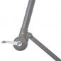 Preview: Ampelschirm mit LED-Leuchten und Metall-Mast 350 cm Antrazit