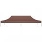 Preview: Partyzelt-Dach 6x3 m Braun 270 g/m²