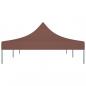 Preview: Partyzelt-Dach 6x3 m Braun 270 g/m²