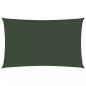 Preview: ARDEBO.de - Sonnensegel 160 g/m² Dunkelgrün 5x7 m HDPE