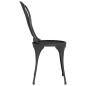 Preview: ARDEBO.de - 3-tlg. Bistro-Set Aluminiumguss Schwarz