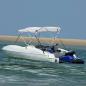 Preview: ARDEBO.de - 3-Bow Bimini-Top mit Seitenteilen 183x(185-198)x137 cm