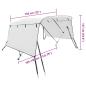 Preview: 3-Bow Bimini-Top mit Seitenteilen 183x(185-198)x137 cm