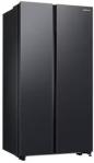 Preview: Samsung RS62DG5003B1EF Stand Side-by-Side Kombination, 91,2 cm breit, 628 L, NoFrost+, Eis-/Wasserbereiter, Wassertank, WiFi, Premium Black Steel