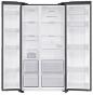 Preview: Samsung RS62DG5003B1EF Stand Side-by-Side Kombination, 91,2 cm breit, 628 L, NoFrost+, Eis-/Wasserbereiter, Wassertank, WiFi, Premium Black Steel