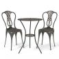 Preview: 3-tlg. Bistro-Set Aluminiumguss Bronzen