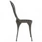 Preview: 3-tlg. Bistro-Set Aluminiumguss Bronzen