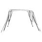 Preview: 4-Bow Bimini-Top mit Seitenteilen 243x(200-213)x137 cm