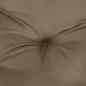 Preview: Hochlehner-Auflagen 6 Stk. Melange Taupe 120x50x7 cm Stoff