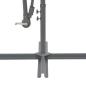 Preview: Ampelschirm mit LED-Leuchten Bordeauxrot 350 cm