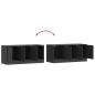 Preview: TV-Schrank Anthrazit 99x39x44 cm Stahl 