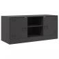 Preview: TV-Schrank Schwarz 99x39x44 cm Stahl