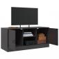 Preview: TV-Schrank Schwarz 99x39x44 cm Stahl