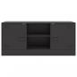 Preview: TV-Schrank Schwarz 99x39x44 cm Stahl