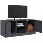 Preview: TV-Schrank Anthrazit 99x39x44 cm Stahl