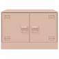 Preview: Couchtisch Rosa 67x50x44 cm Stahl