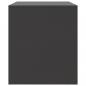 Preview: TV-Schrank Schwarz 67x39x44 cm Stahl