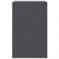 Preview: Nachttische 2 Stk. Anthrazit 34,5x39x62 cm Stahl