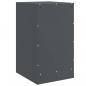 Preview: Nachttische 2 Stk. Anthrazit 34,5x39x62 cm Stahl