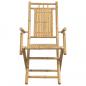 Preview: Gartenstühle 8 Stk. Klappbar 53x66x99 cm Bambus