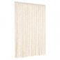 Preview: Fliegenvorhang Beige und Weiß 118x220 cm Chenille