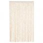 Preview: Fliegenvorhang Beige und Weiß 118x220 cm Chenille