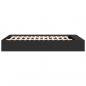 Preview: Bettgestell Schwarz 150x200 cm Holzwerkstoff