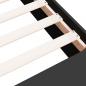 Preview: Bettgestell Schwarz 150x200 cm Holzwerkstoff