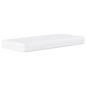 Preview: Bett mit Matratze Creme 90x190 cm Stoff