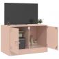 Preview: TV-Schrank Rosa 67x39x44 cm Stahl