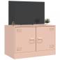 Preview: TV-Schrank Rosa 67x39x44 cm Stahl