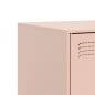 Preview: TV-Schrank Rosa 67x39x44 cm Stahl