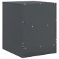 Preview: Nachttisch Anthrazit 34,5x39x44 cm Stahl