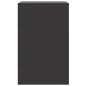 Preview: Nachttische 2 Stk. Schwarz 34,5x39x62 cm Stahl