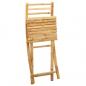 Preview: Gartenstühle 4 Stk. Klappbar 43x54x88 cm Bambus