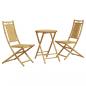 Preview: 3-tlg. Bistro-Set Bambus