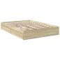 Preview: Bettgestell mit Schubladen Sonoma-Eiche 140x190cm Holzwerkstoff
