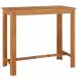 Preview: 7-tlg. Gartenbar-Set Braun Massivholz Akazie und Poly Rattan