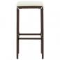 Preview: 7-tlg. Gartenbar-Set Braun Massivholz Akazie und Poly Rattan