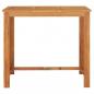 Preview: 7-tlg. Gartenbar-Set Braun Massivholz Akazie und Poly Rattan