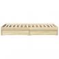 Preview: Bettgestell mit Schubladen Sonoma-Eiche 90x190 cm Holzwerkstoff